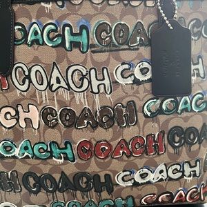 Coach X Mint + Serf City Tote In Signature Canvas